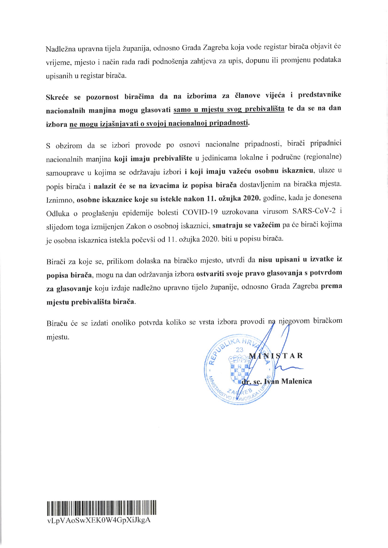 OBJAVA BIRAČIMA page 0002