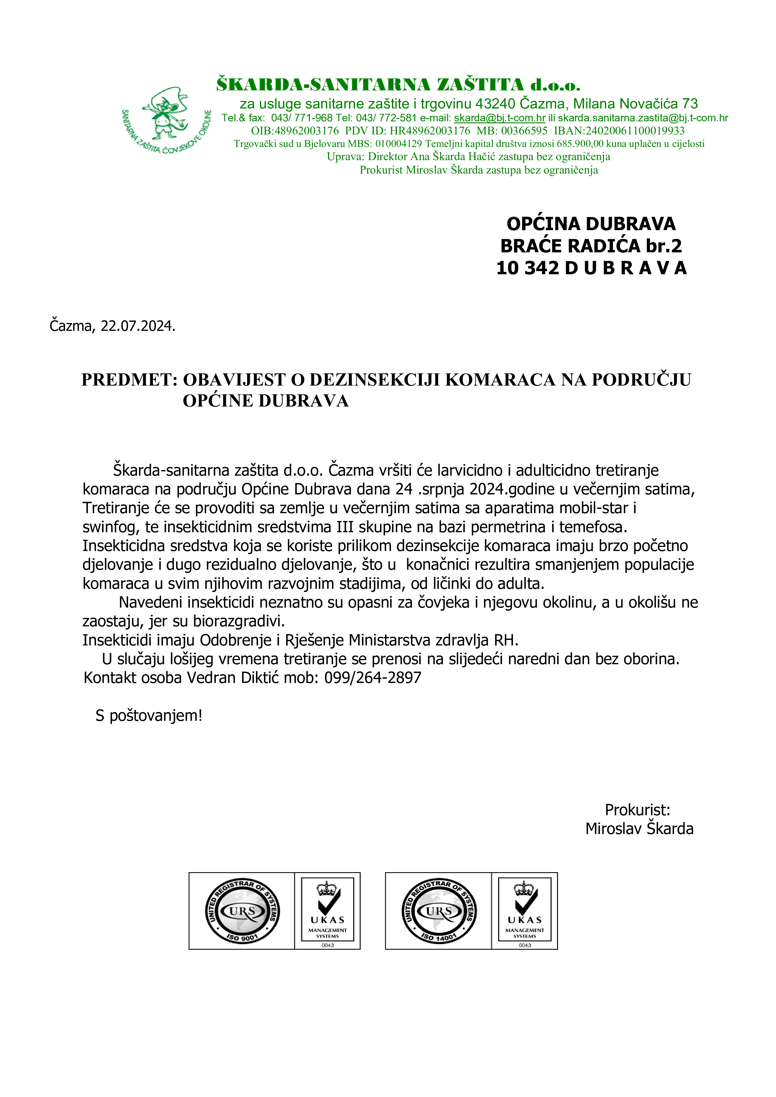 Obavijest kom.Dubrava P 4 2024
